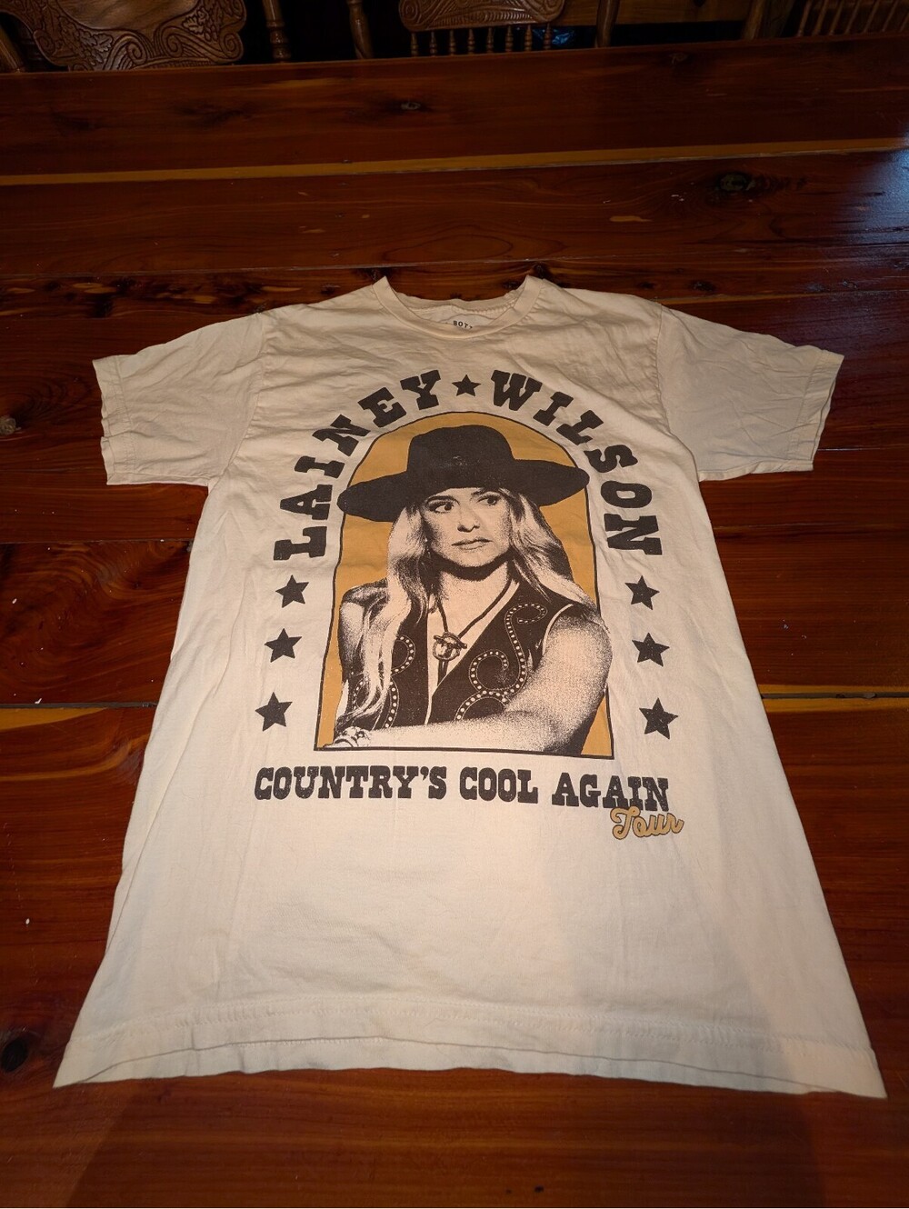 Lainey Wilson Country's Cool Again Tour Graphic T-Shirt Small